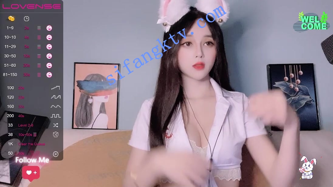 ❤❤❤ Katherine 精致美女带着狐狸头饰超可爱,跳蛋自慰 图 22