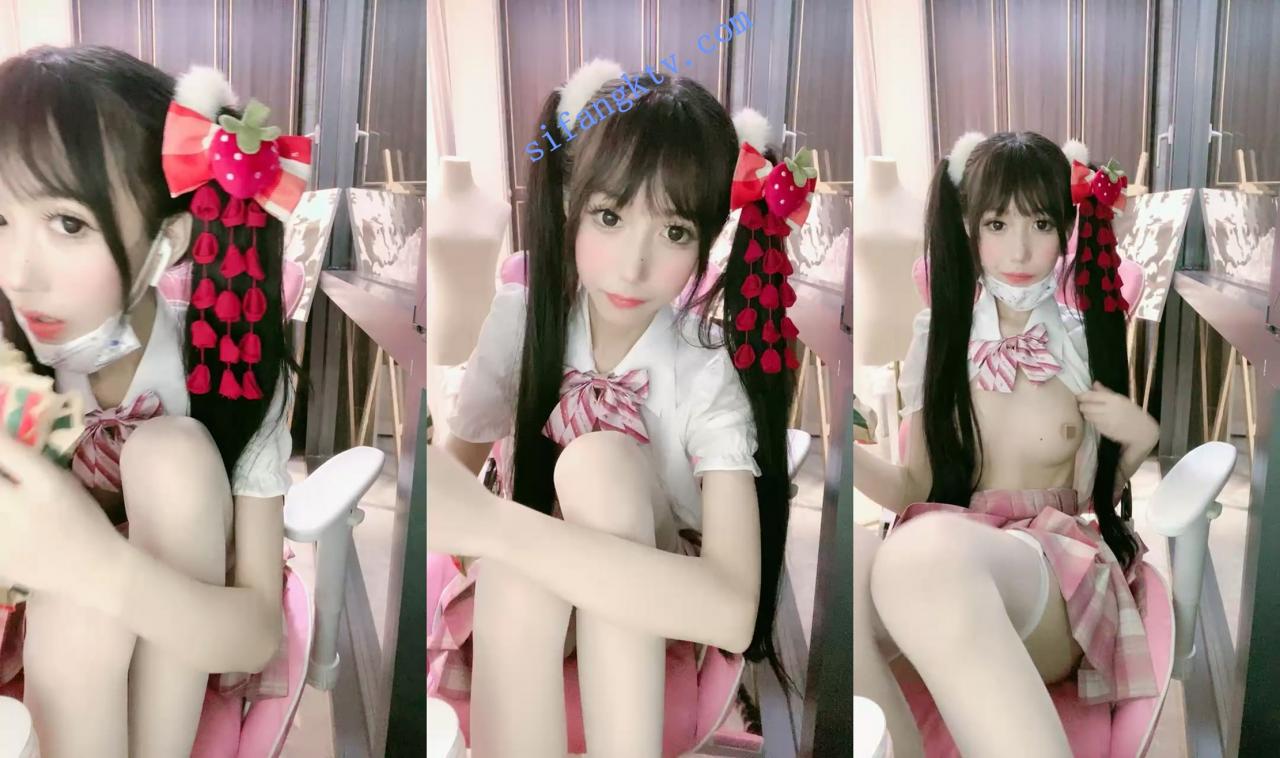 ♋♋超超可爱的新人! 黎酱不爱吃青菜 JK制服,道具自插 图 01