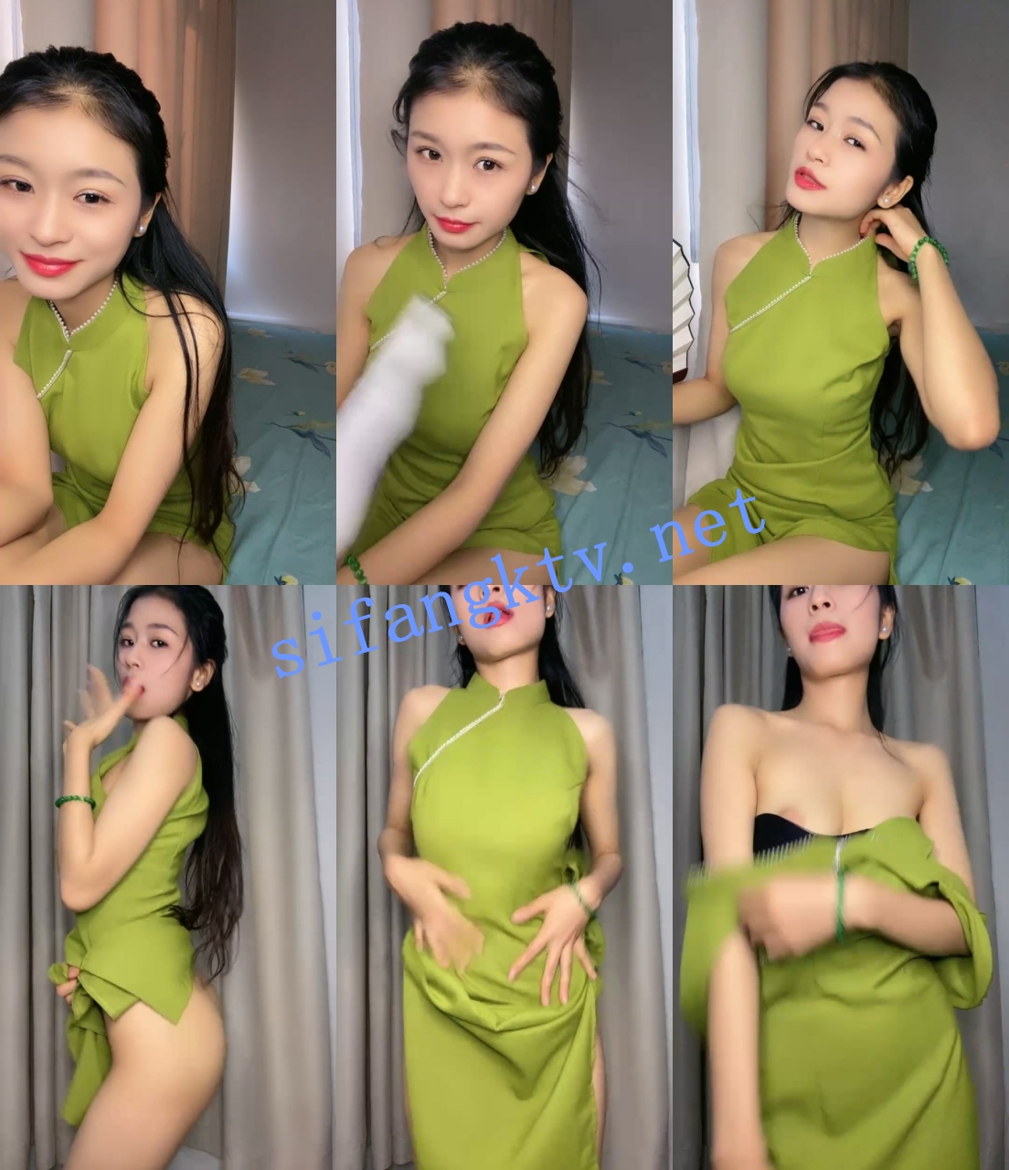 ██新来的女神!性感车模! 小柠檬 旗袍,自慰超带劲 图 04