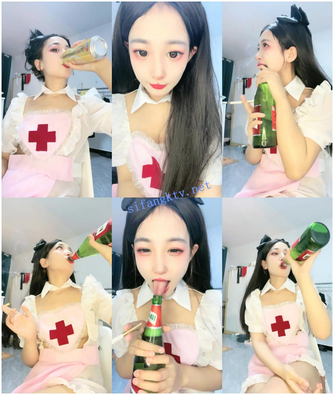 ✈火爆人气学妹酒后被干✈ 乔宝 种草莓无套啪+道具自慰~ 图 05