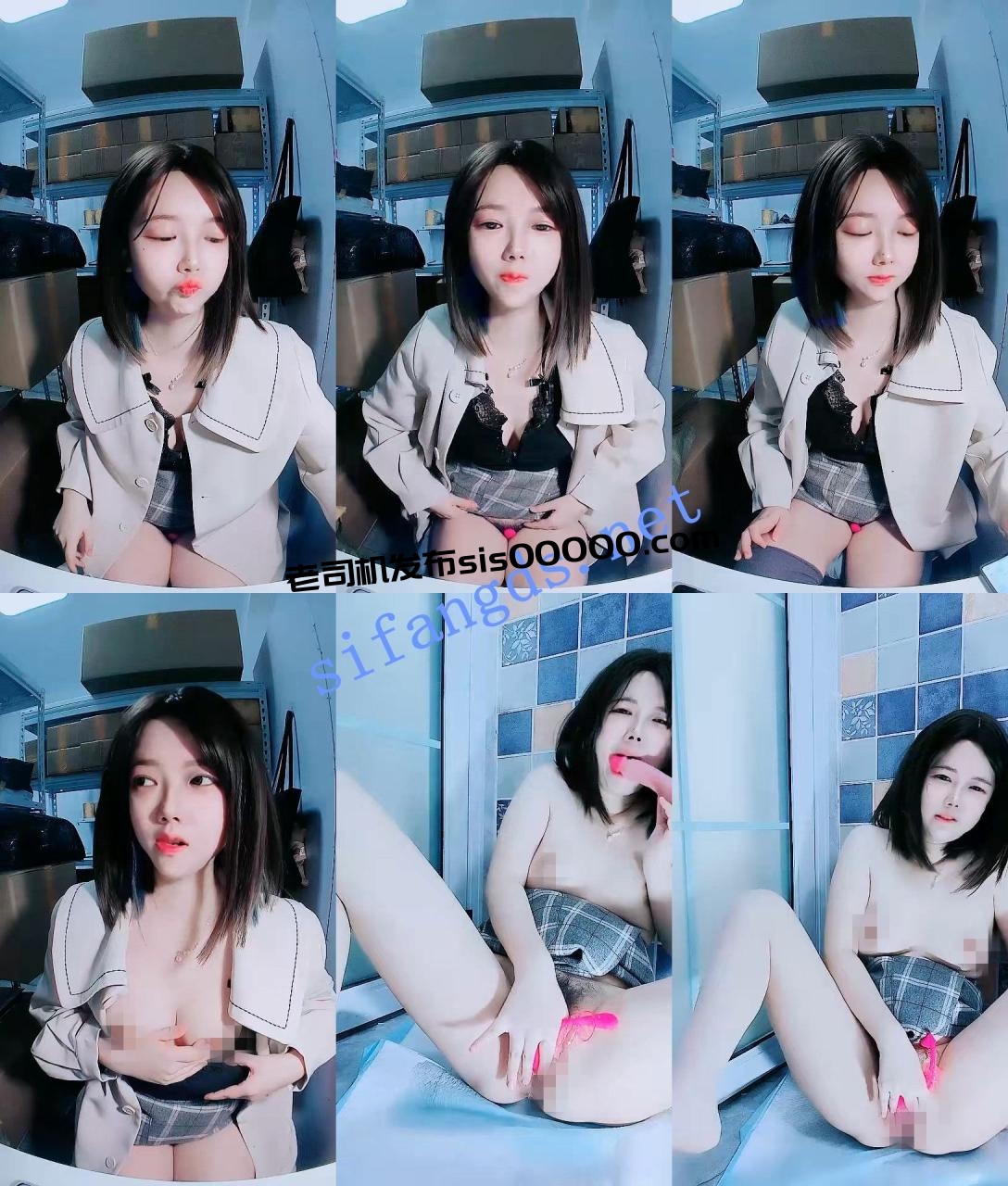 ♆♆ 沫筱夏 仓储小妹~! 上班偷播玩跳蛋~厕所跳蛋~喷骚水 图 01