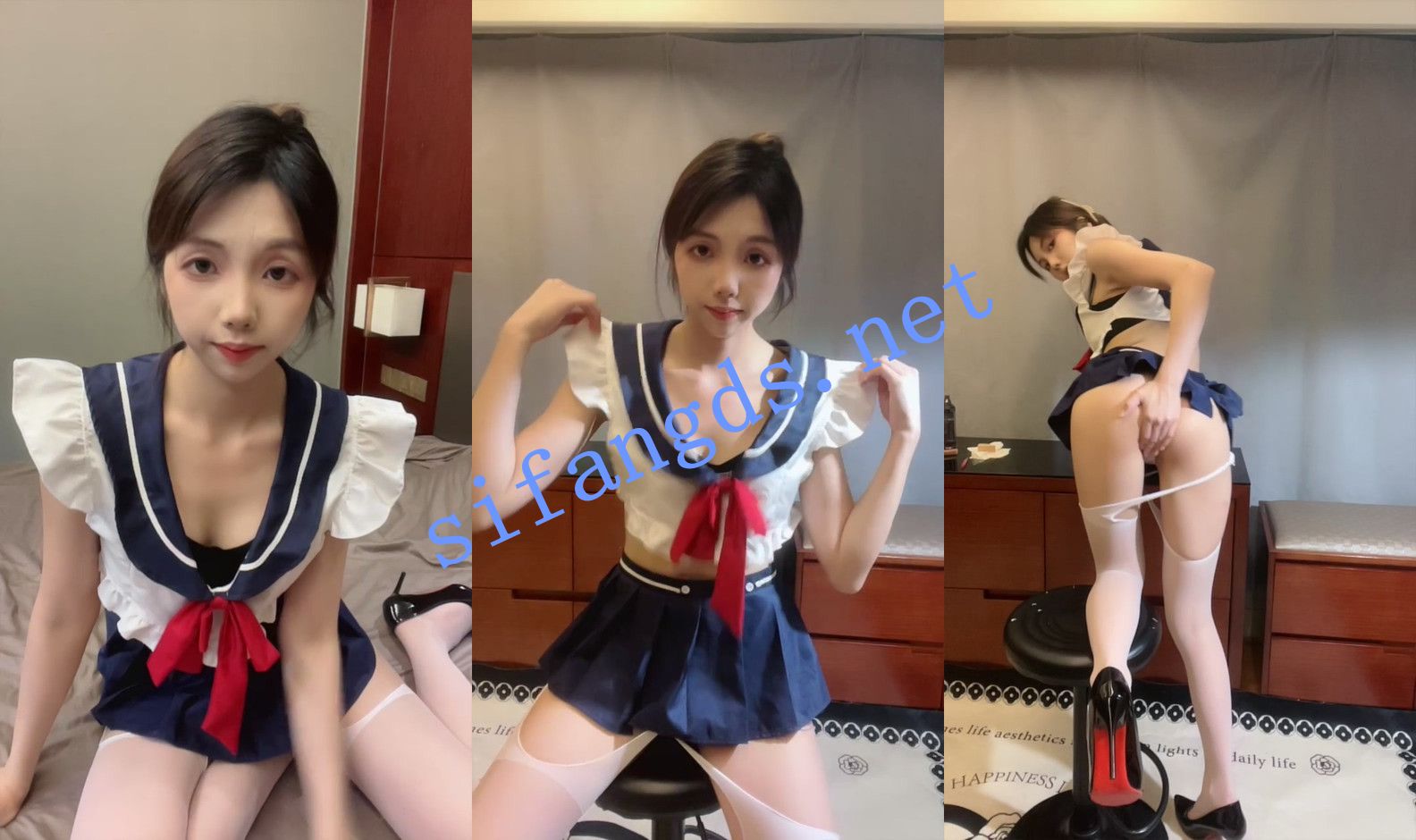 ⚡ 核弹! 模特微微 黑丝长腿~性感骚货~逼痒难耐~ 图 13