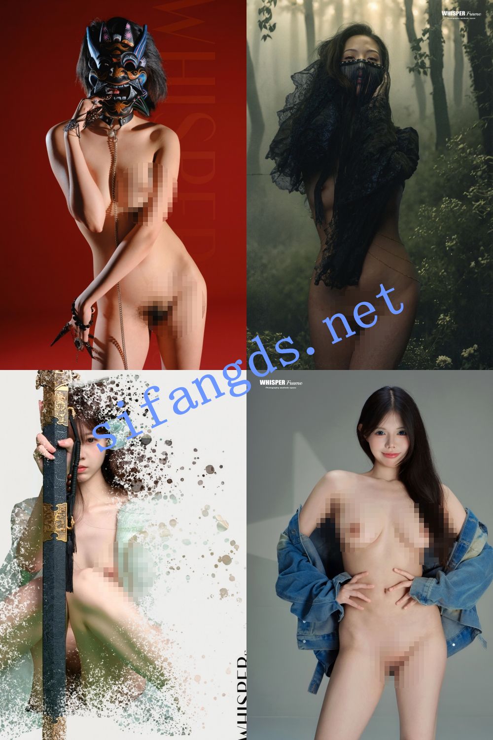 ⭐ 推特摄影师 夜音 WhisperFrame 高质量模特露三点新私拍 图 04