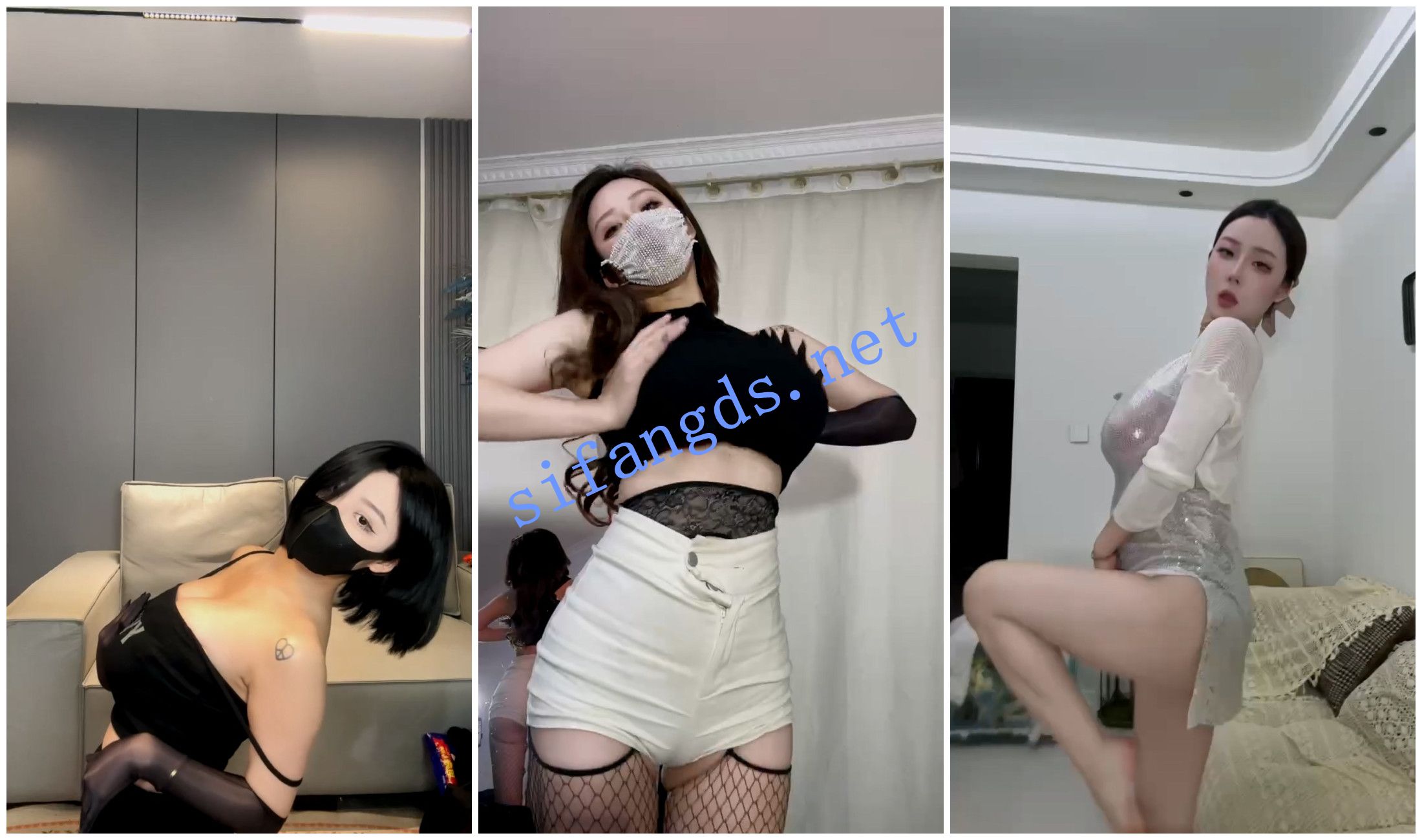 快手福利 极品网红脸女神 臻妮 湿身骚舞道具自慰 图 04
