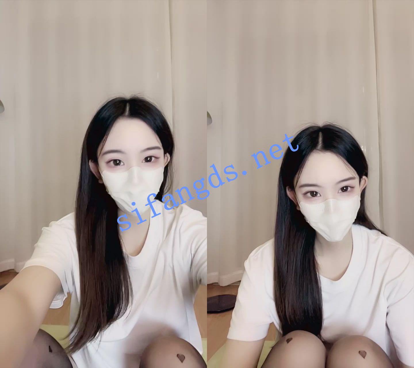 ██极品新人~ 月宝吖 戴着口罩都感觉很漂亮,首场大秀 图 01