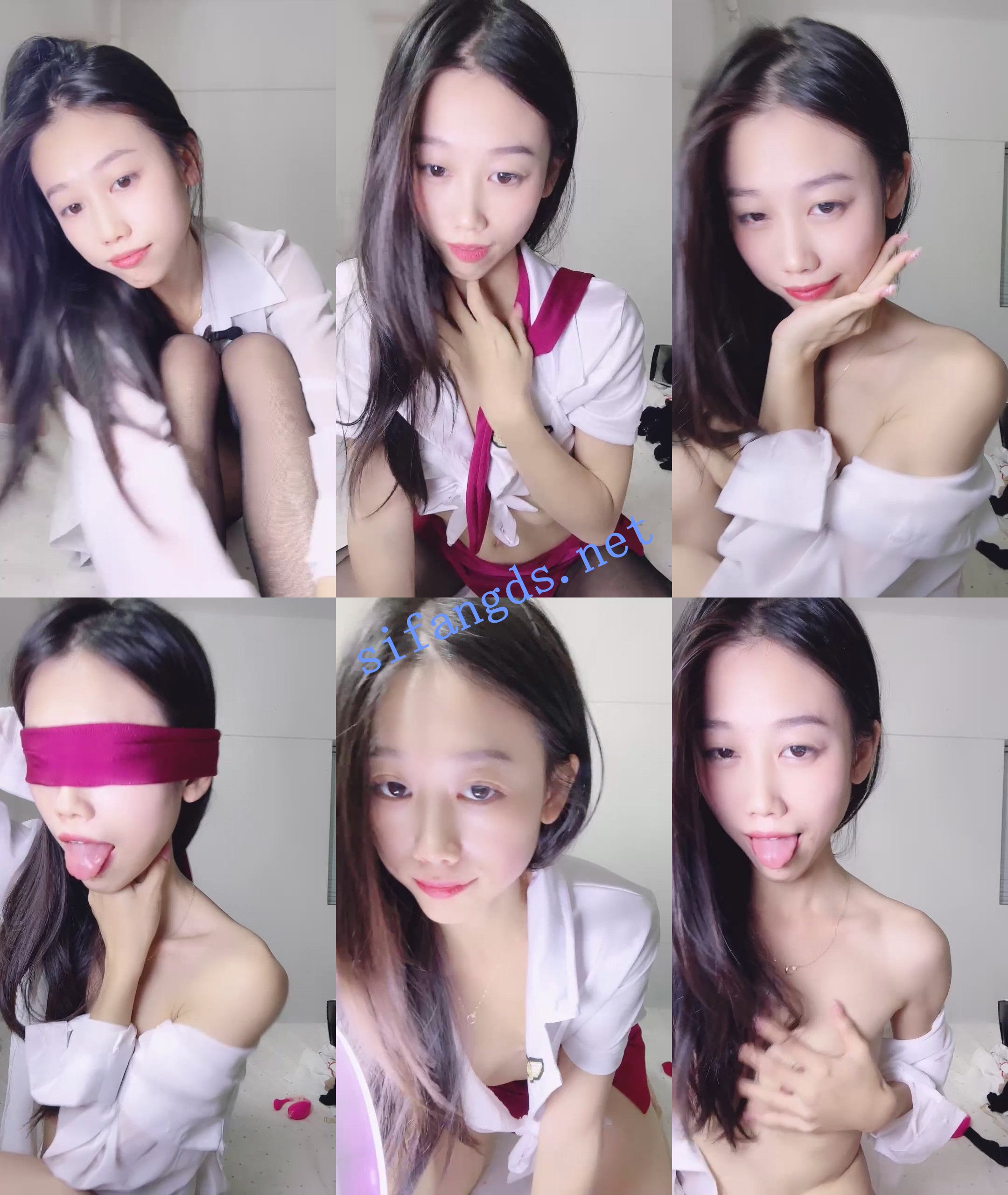 ♆ 哥哥叫我乖乖 制服美少女! 颜质炸裂~道具~爽到起飞~! 图 01
