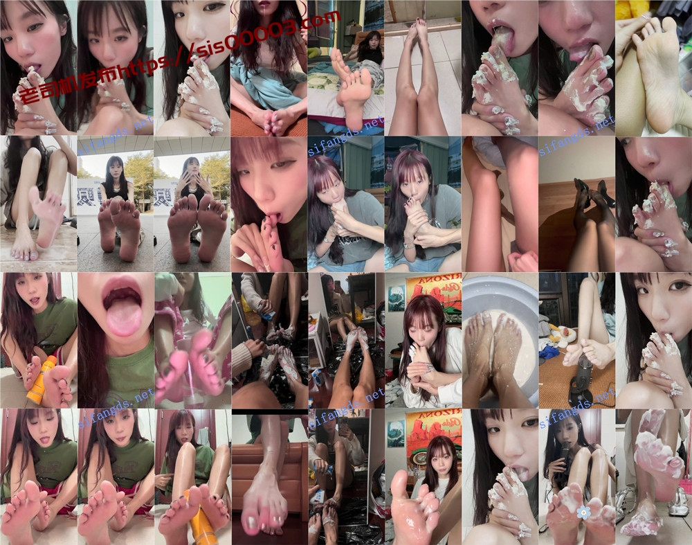 抖音丨💖长腿嫩妹 XXXX  付费定制私拍足控剧情福利合集 45V 2h