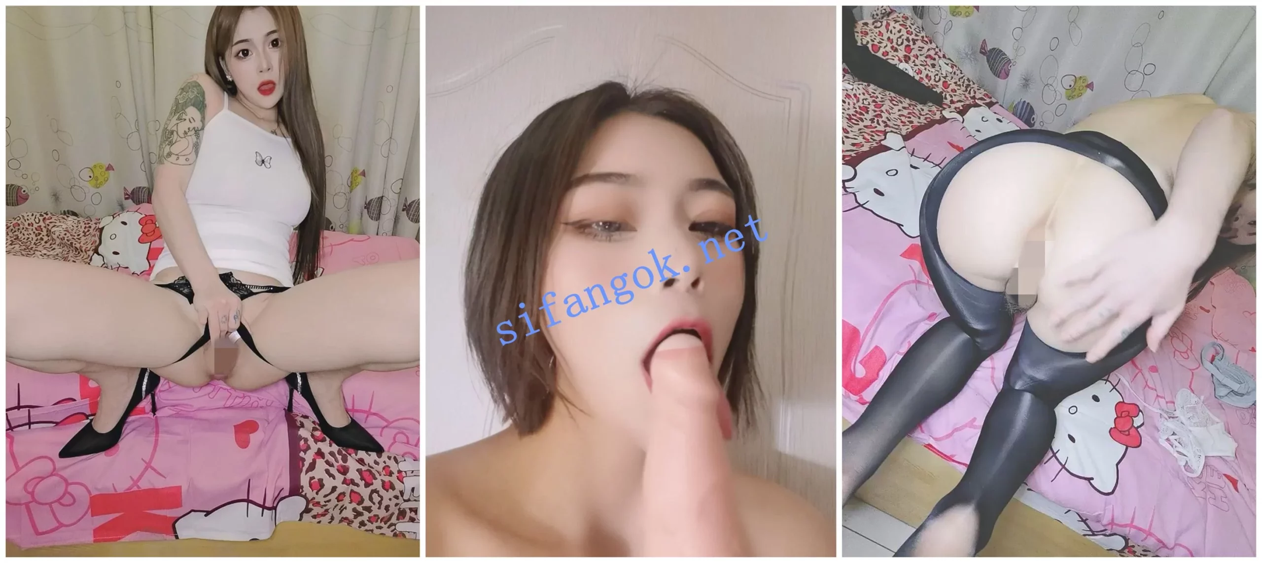 风骚御姐 纹身大奶子御姐炮机脸穴同框自X抖奶洗澡性爱 图 06