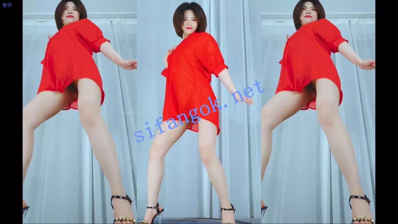绝版舞团 艺舞吧 岚岚 第5期10V 性感骚气美女漏点裸舞 图 01