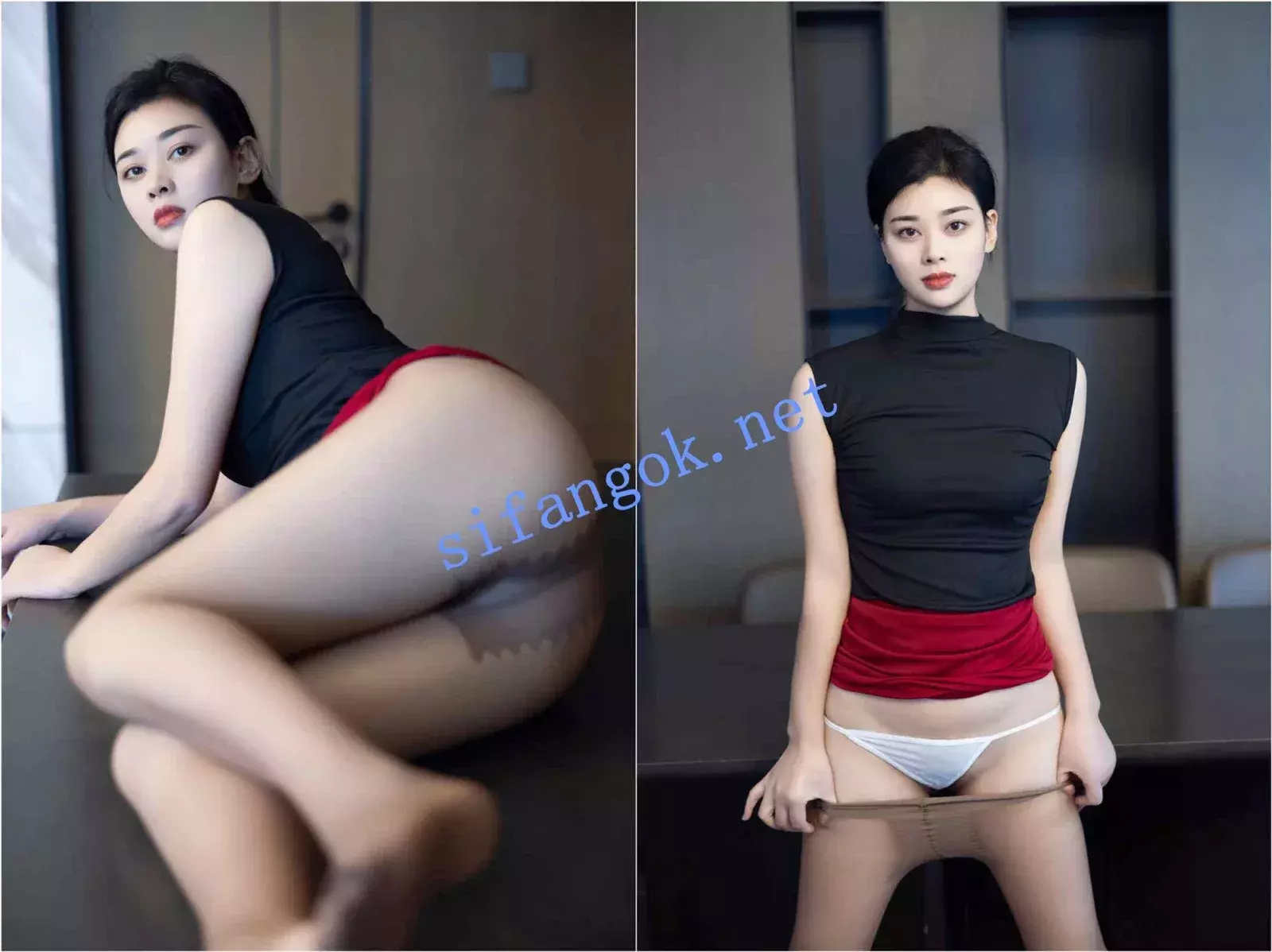 ❤️秀人网模特徐清妍❤️黑丝高跟OL 职业女性成熟美 图 05