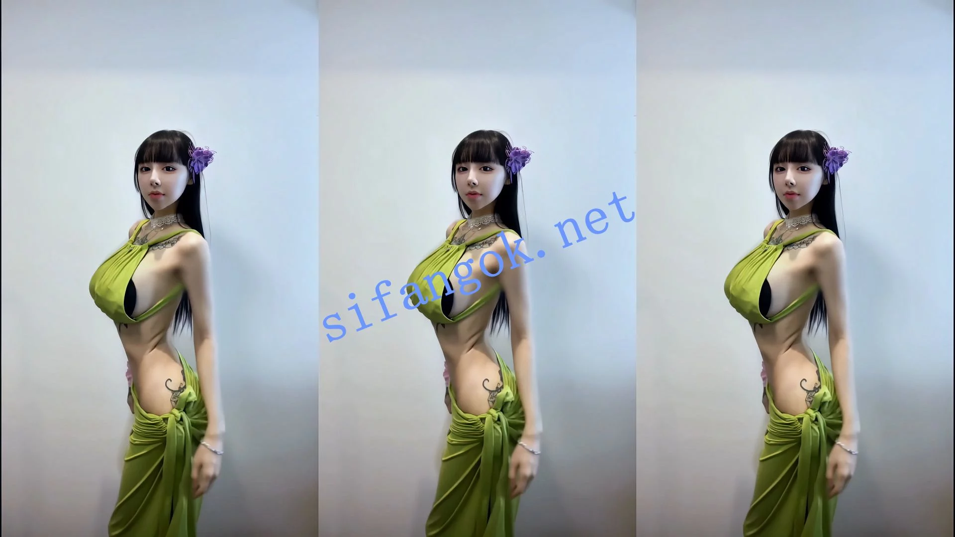 抖音 简鸽 120万粉网红 细腰巨乳 颜值主播 情趣骚舞17V 图 07