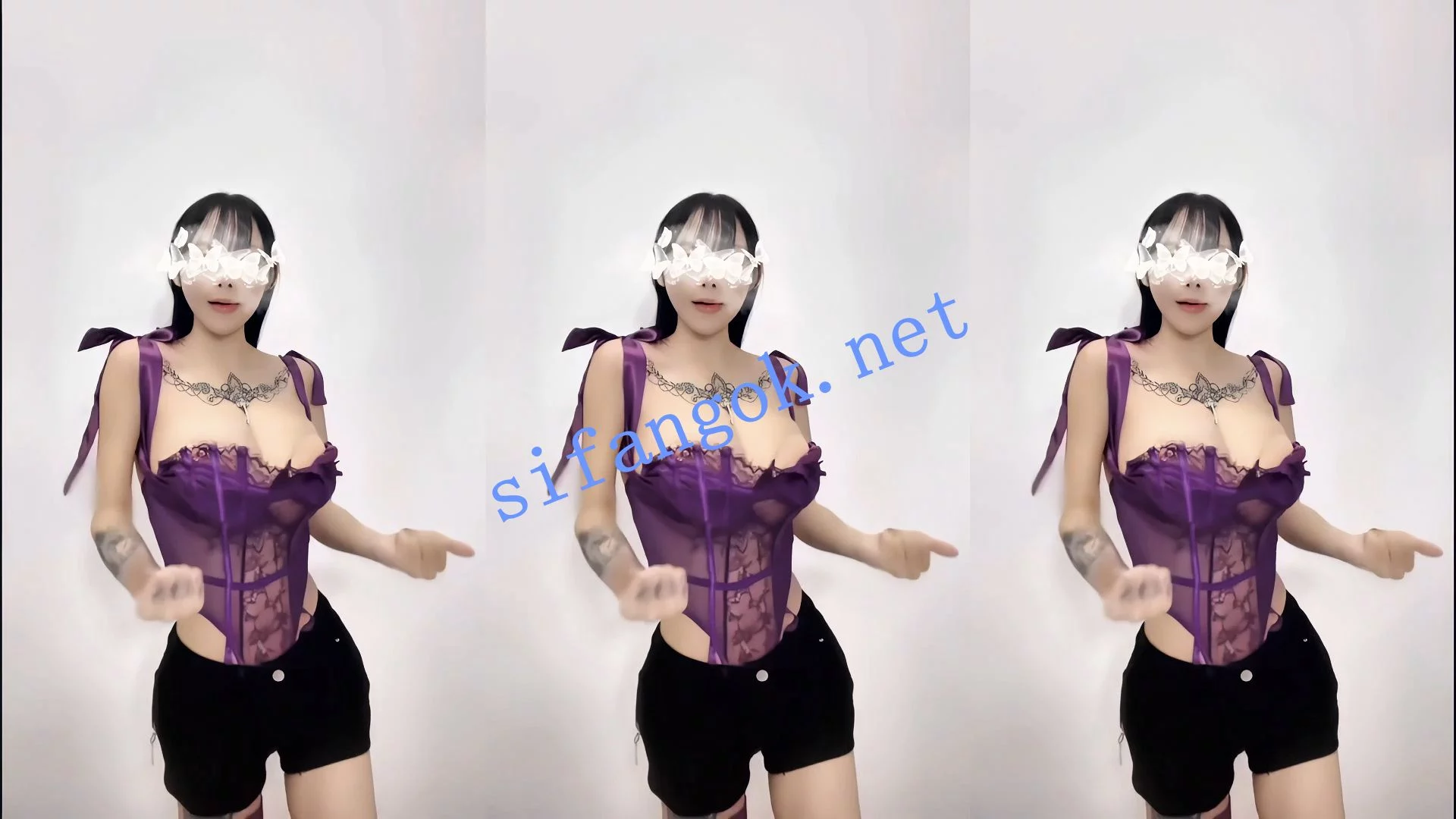 抖音 简鸽 120万粉网红 细腰巨乳 颜值主播 情趣骚舞17V 图 31