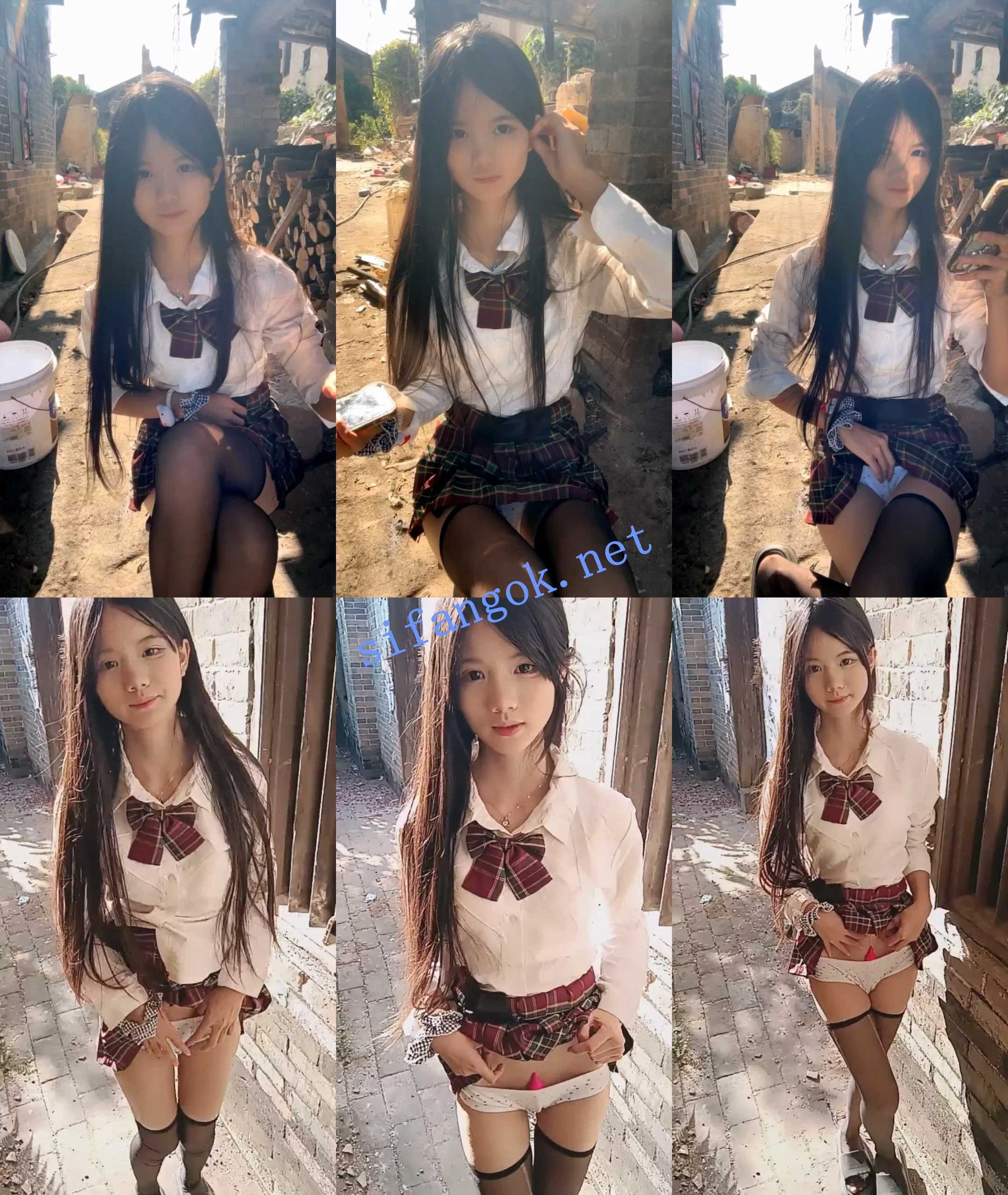♆ 水嫩宝宝 农村美少女~! 户外跳蛋~沟搭隔壁大叔~舔润逼 图 03