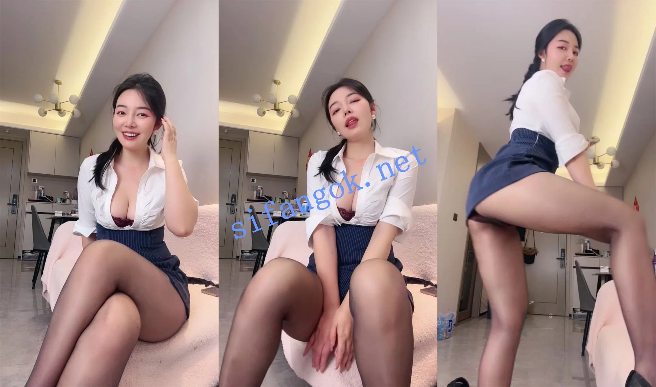 √高端御姐!熟女黑丝~ 礼仪小少妇 丰满匀称~自慰爽爆了 图 01