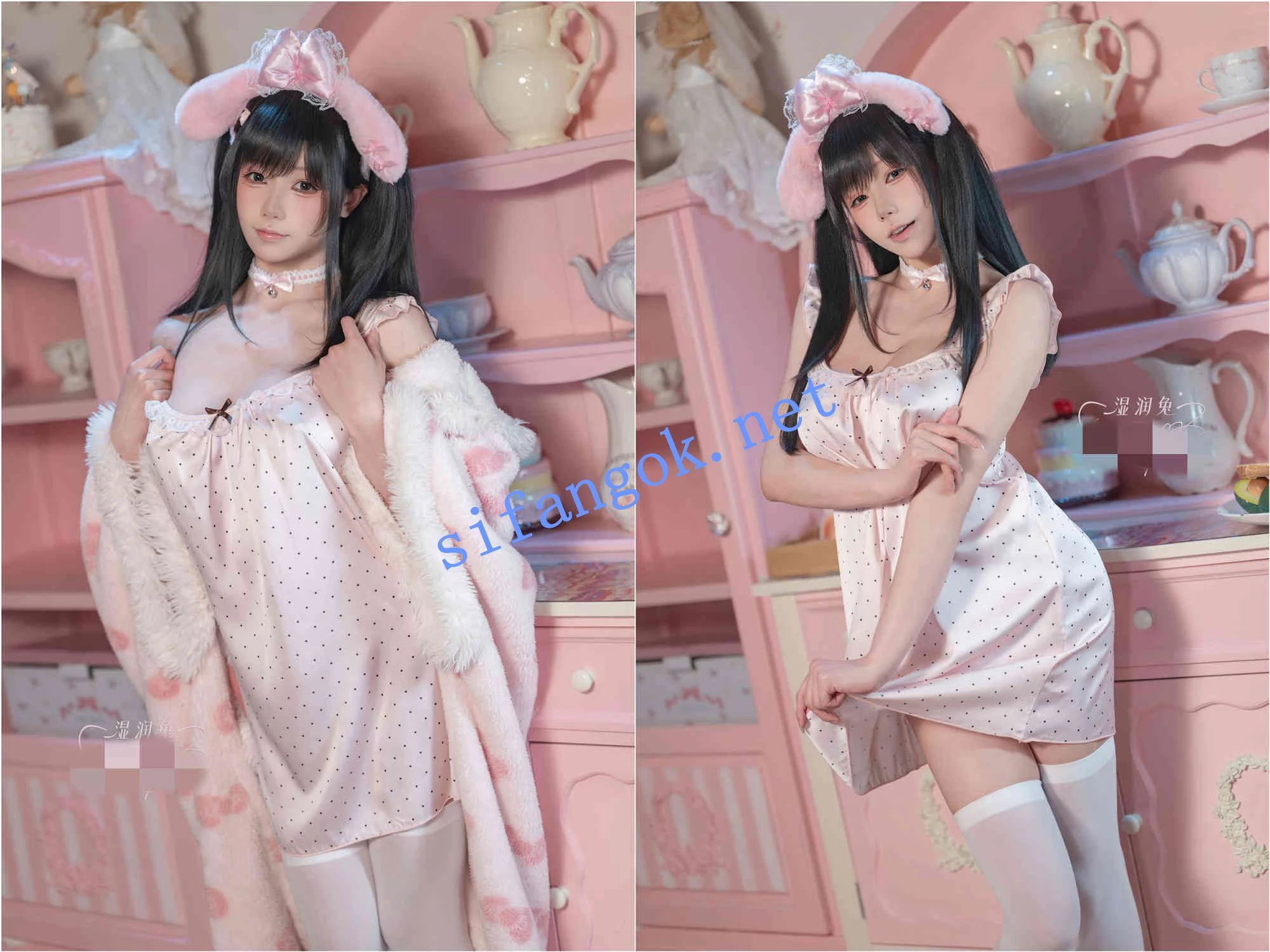 ♈(Yiko湿润兔/咬一口兔娘)4月份订阅作品-晚安少女