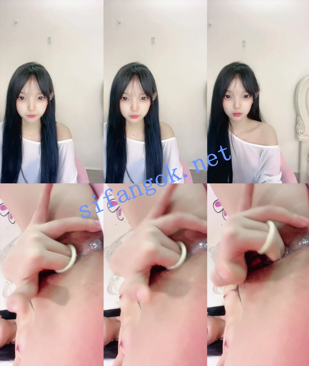 校花女神下海！~【鬼鬼啊】纤细小蛮腰~裸舞~道具自慰~~