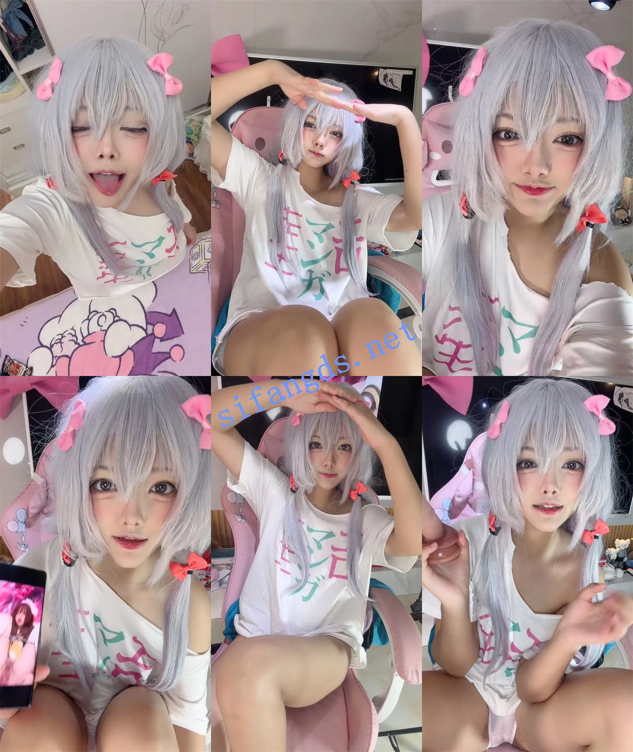 二次元校花!美到炸!尺度突破~ 张婉萌 双洞齐开!爽飞~ 图 05