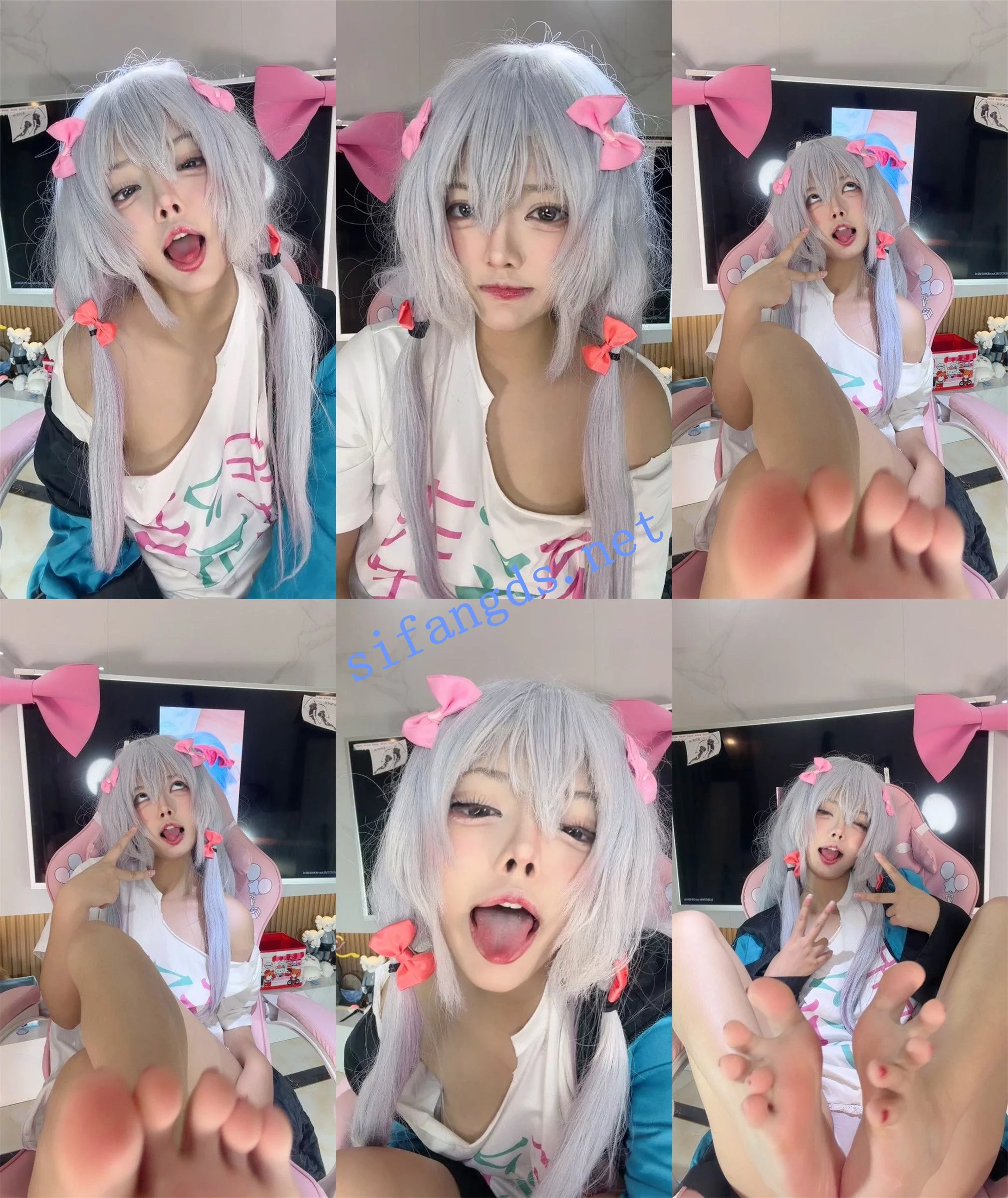 二次元校花!美到炸!尺度突破~ 张婉萌 双洞齐开!爽飞~ 图 06