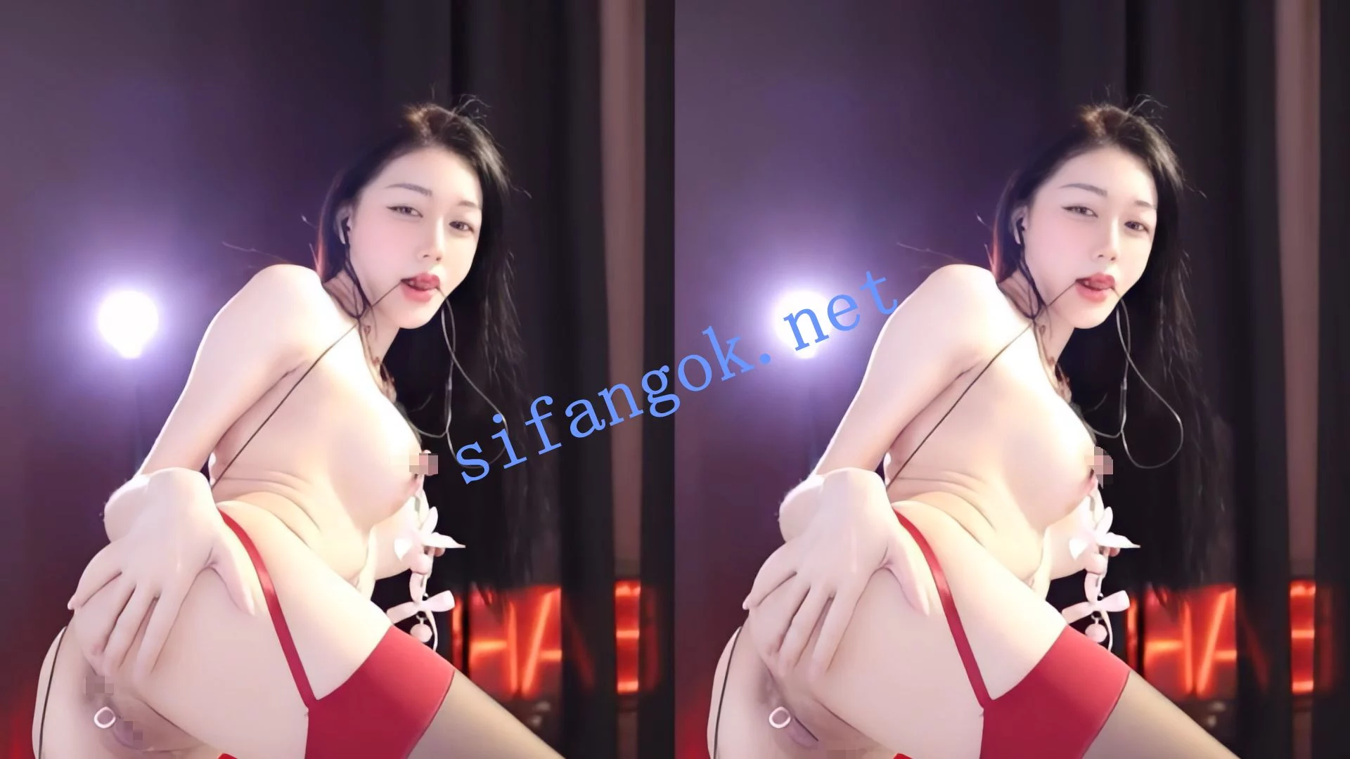 虎牙 新人主播 逼塞乳夹自嗨裸舞 尺度碾压黄播 图 08