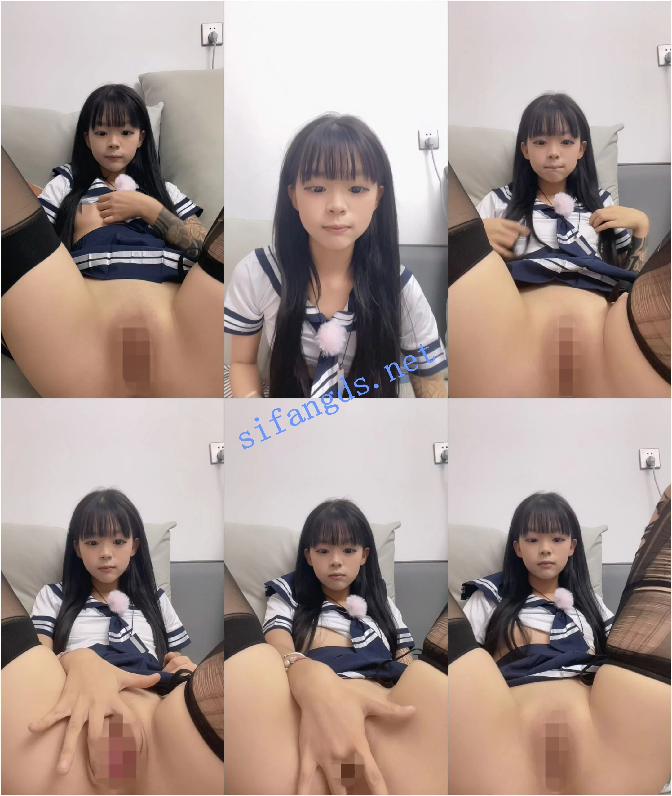 刚成年的清纯少女! 萌届一把刀 穿校服秀美臀白虎嫩逼 图 05