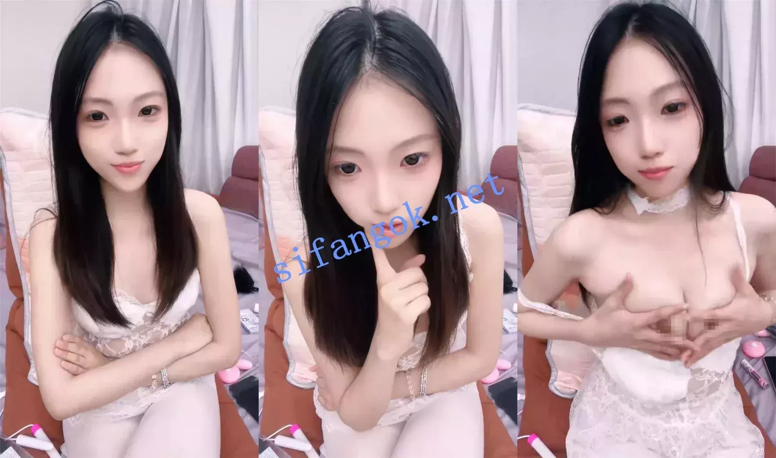 √06年嫩模下海! 嫩模伊伊 纯欲少女~黑丝美腿~跳蛋自慰 图 01