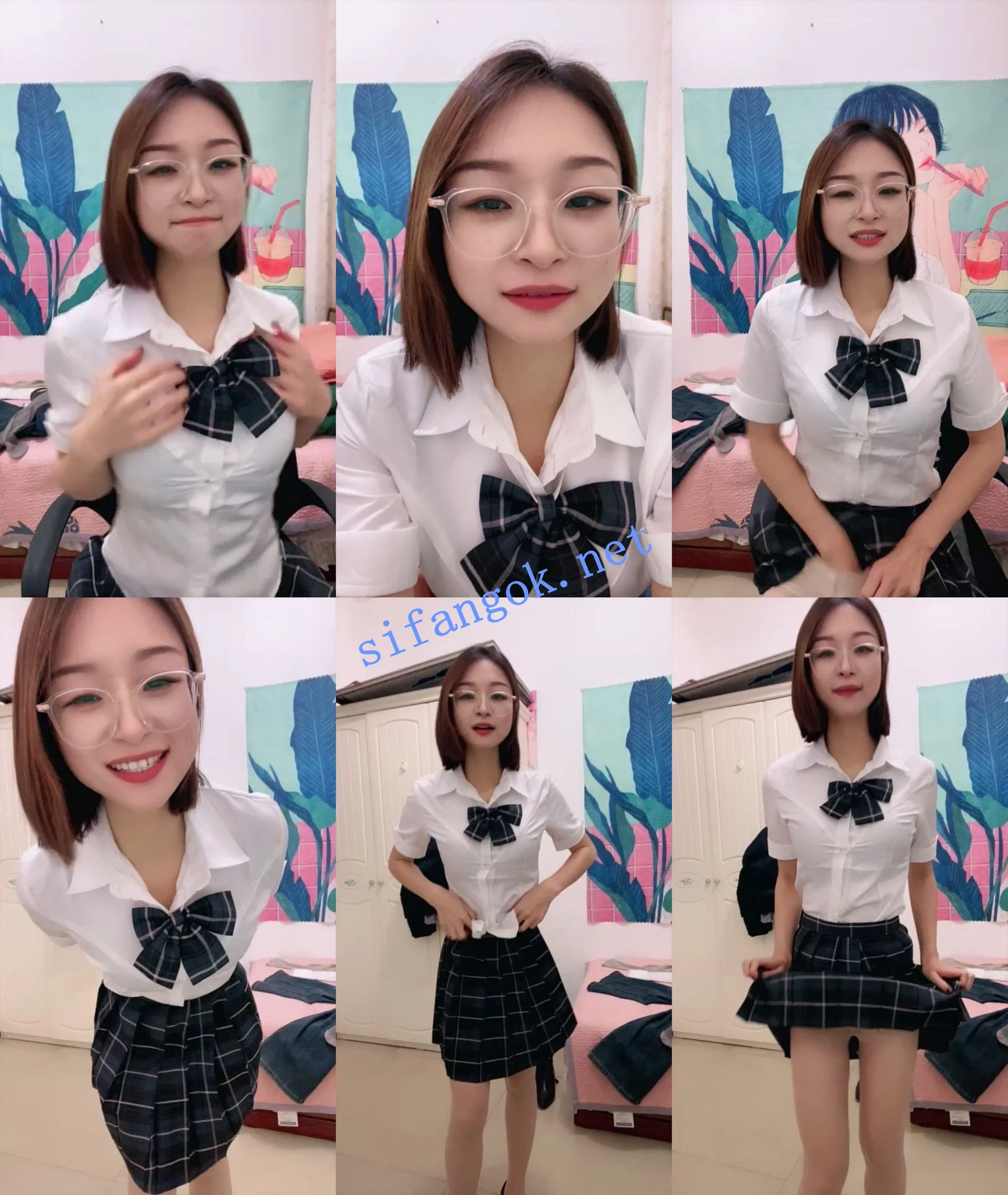 【多只猫猫】新人美乳御姐~黑丝~筋膜枪跳蛋自慰掰穴喷水