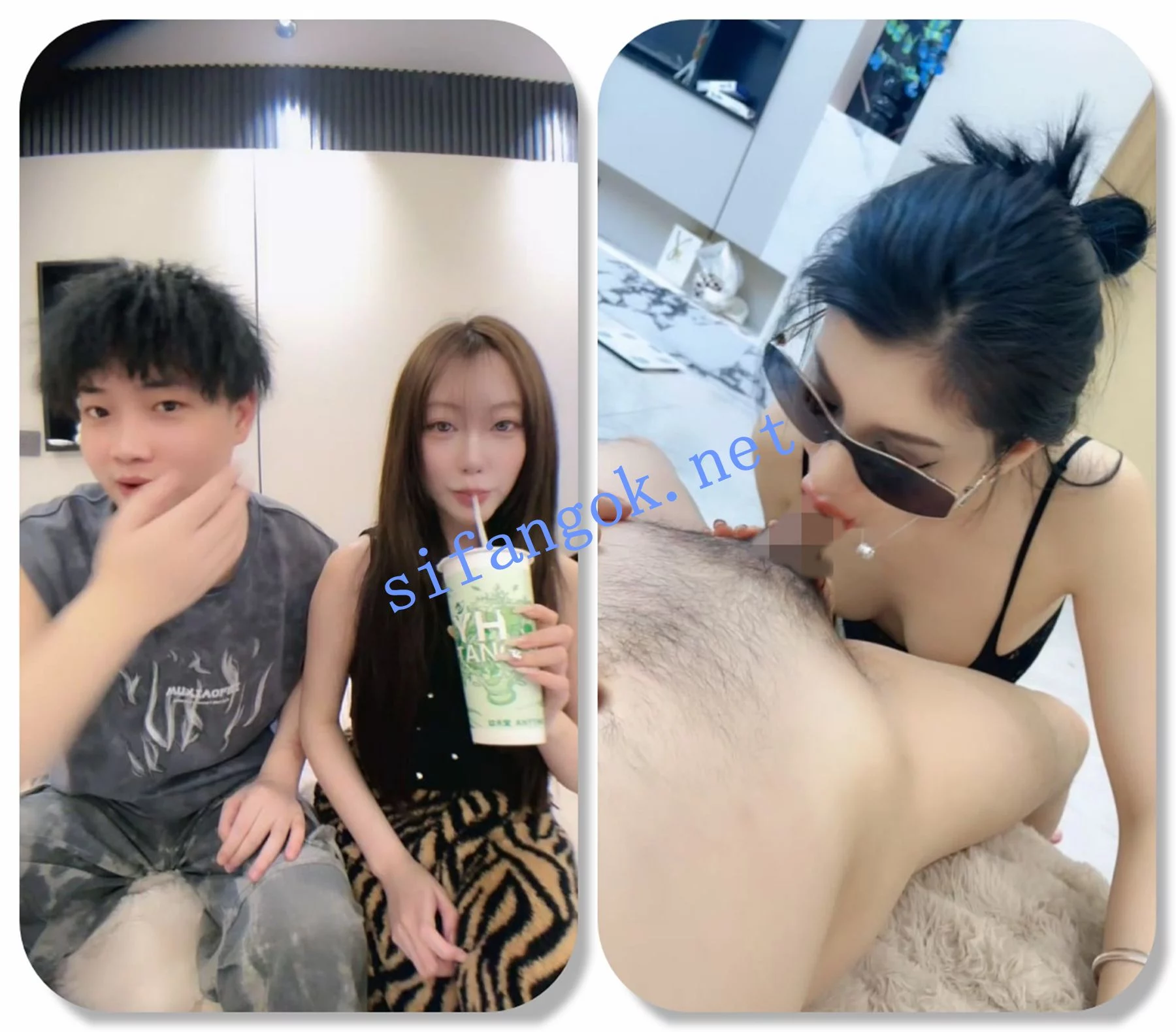 ██新人登场! 小鱼要抱抱 喝着奶茶,酒店自慰,啪啪 图 02