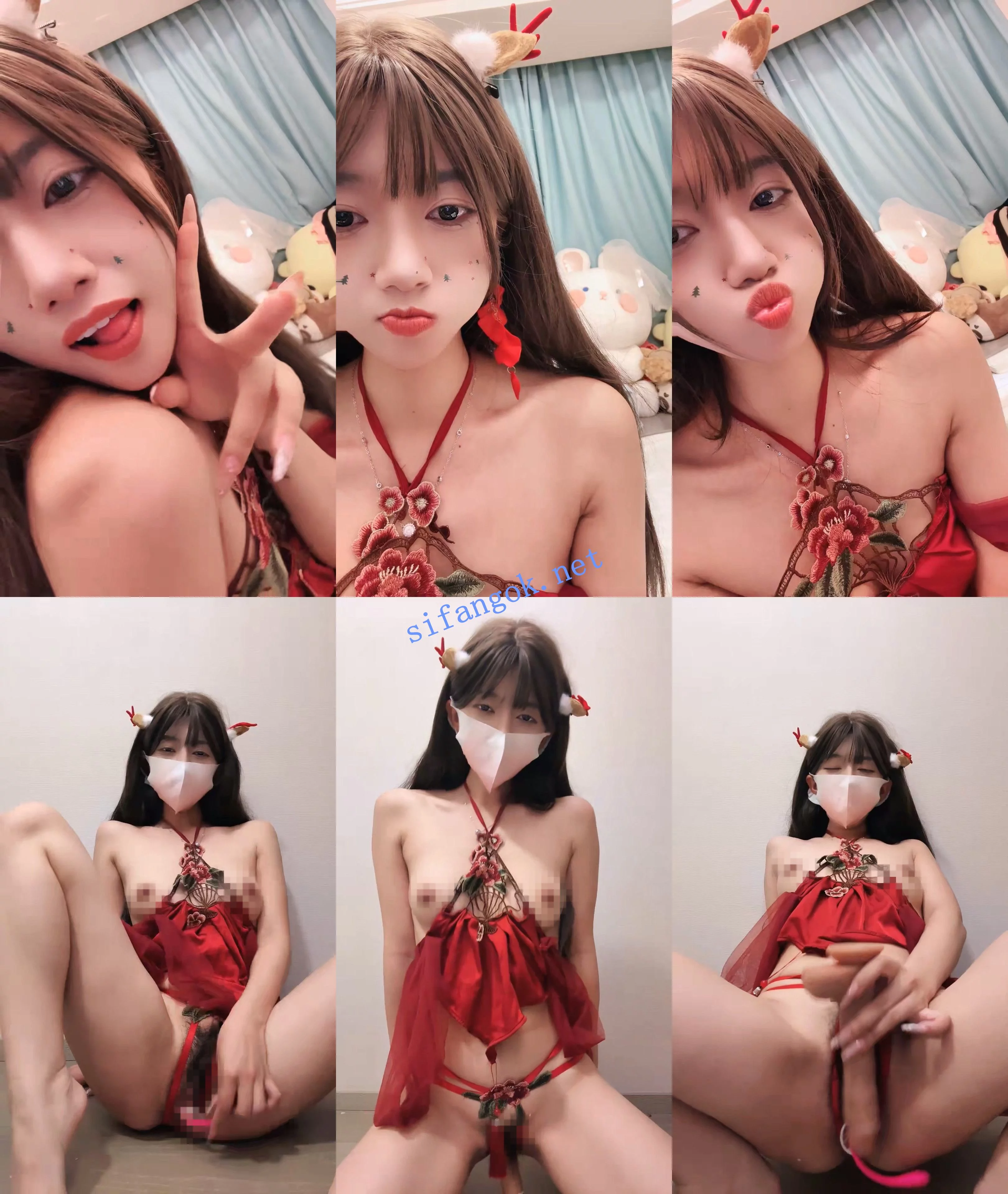 ♆♆【小鹿大秀】舞蹈校花~性感裸舞~跳蛋道具~高潮流白浆9