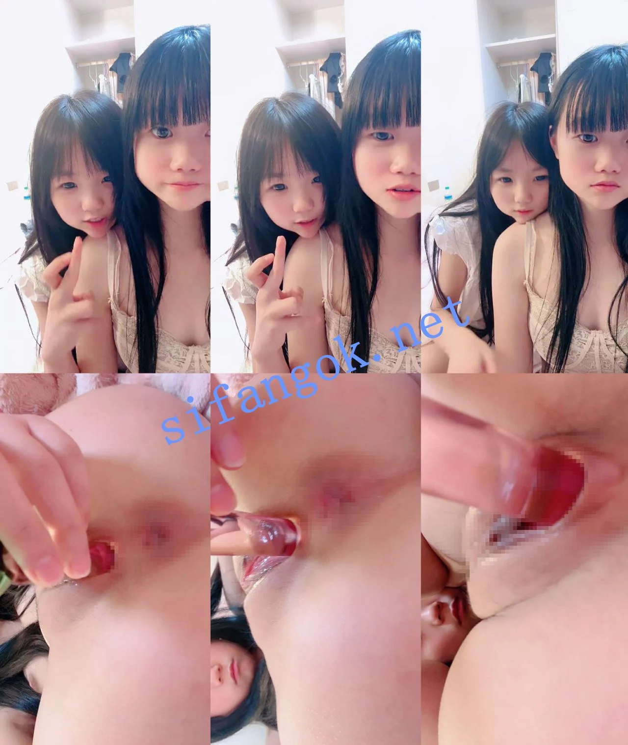 清纯双学妹 刚满十八岁 刚成年嫩逼特写抠逼道具自慰~ 图 01