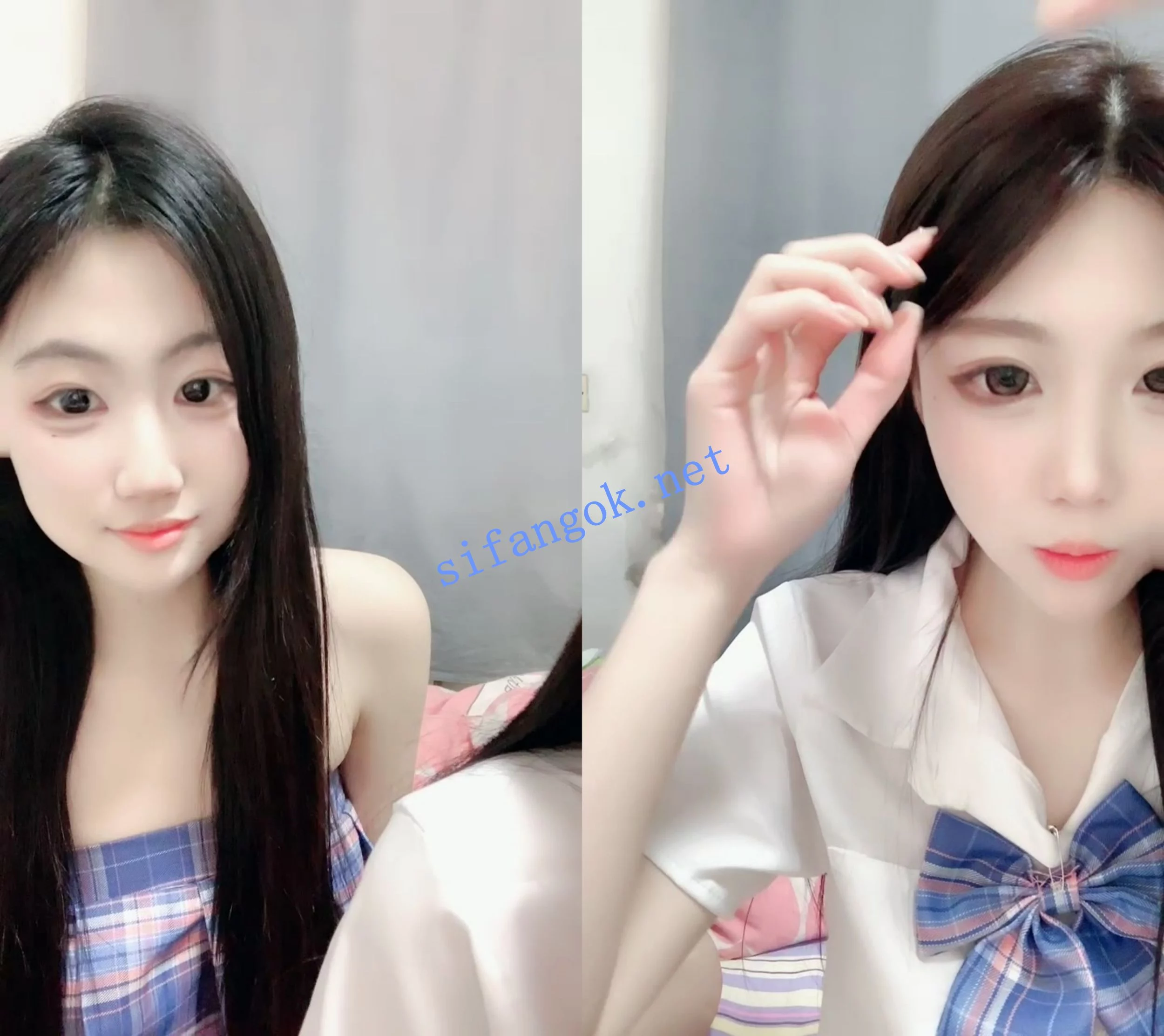 ██两个极品仙女! 喵喵 高端网红脸大极品,咪咪恨大 图 01