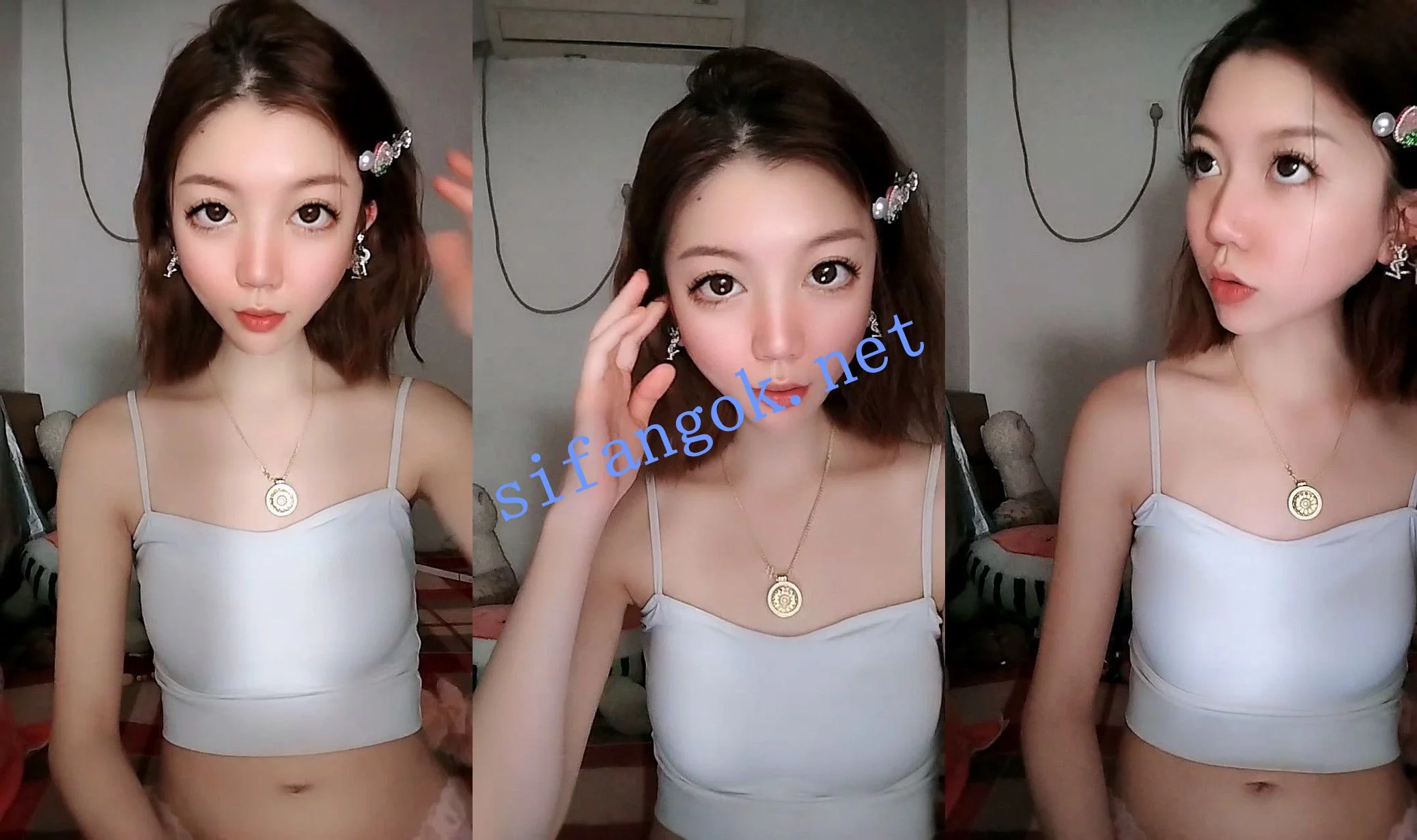 ⚜️长腿温柔骨感女神 03嫩 高清掰穴~阴毛略浓~扣穴自慰! 图 01