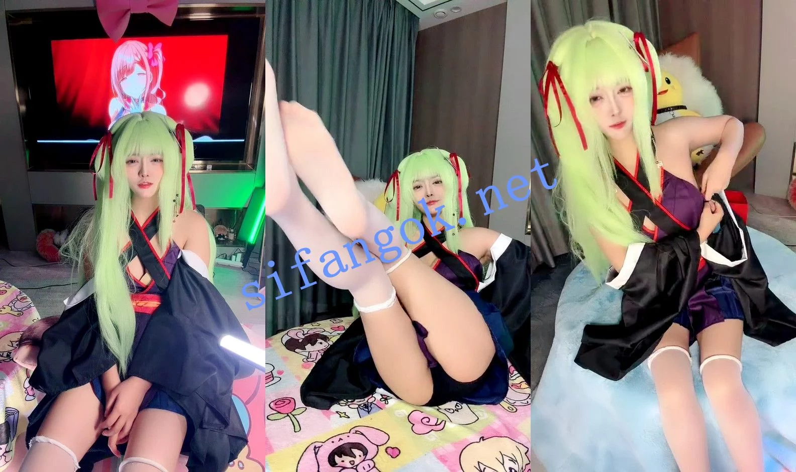 ⚡ 核弹! 张晚萌 二次元coser每天不同角色扮演!~ 图 13