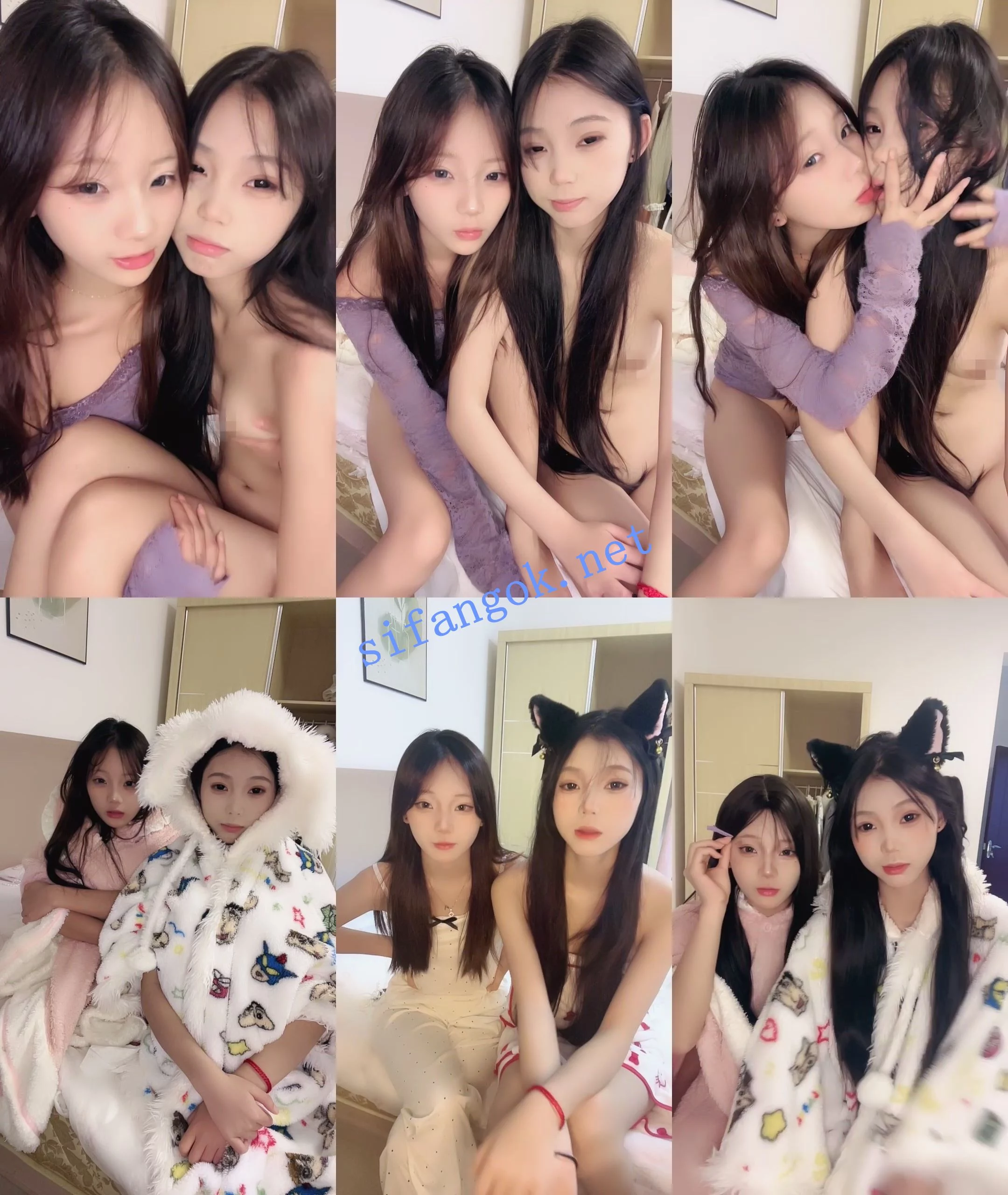 ☑️核弹！极品双校花~20小时~【06极品姐妹】道具互插~爽~！