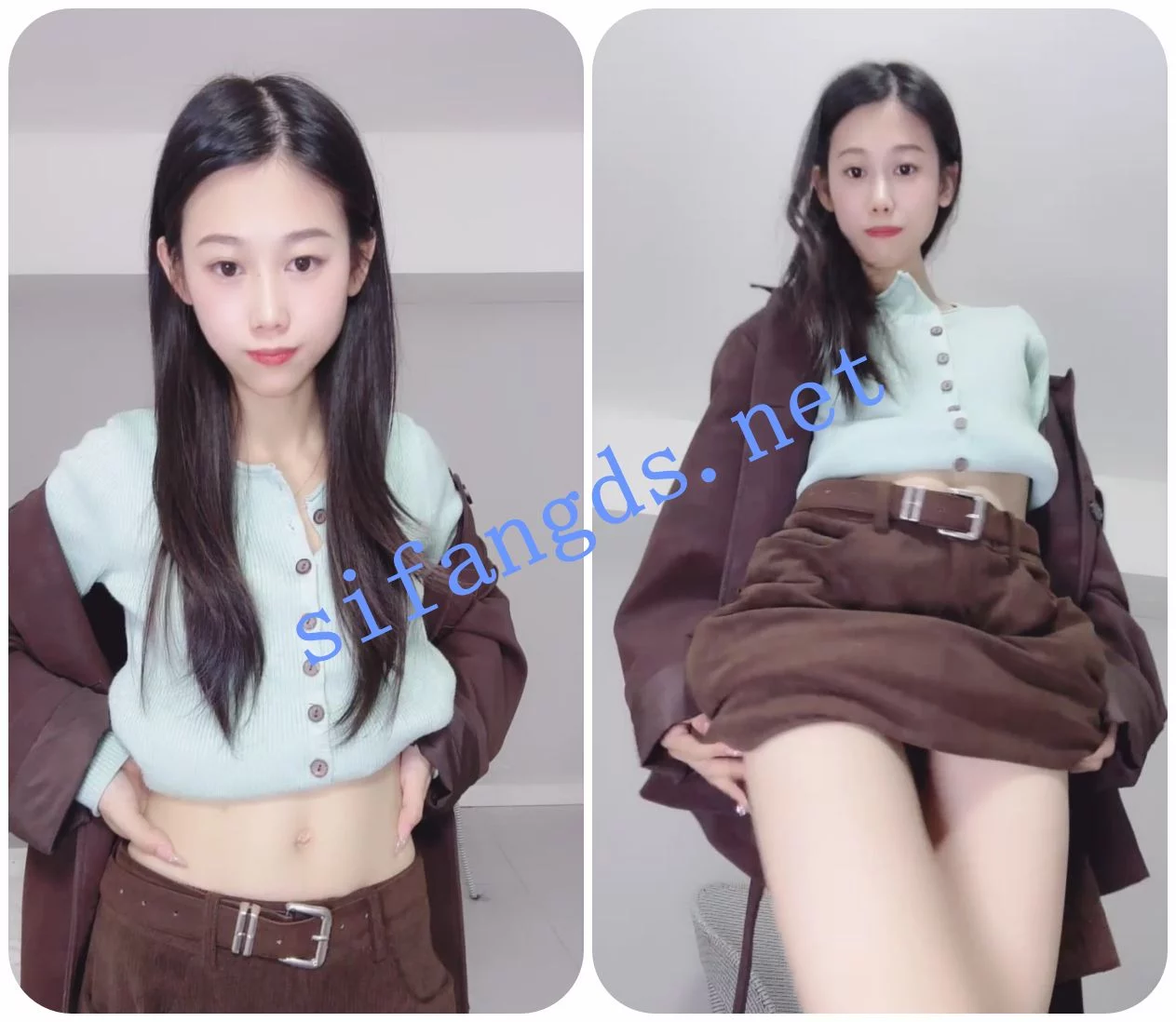 ██【哥哥叫我乖乖】美女穿上衣服真漂亮，这样自慰才爽