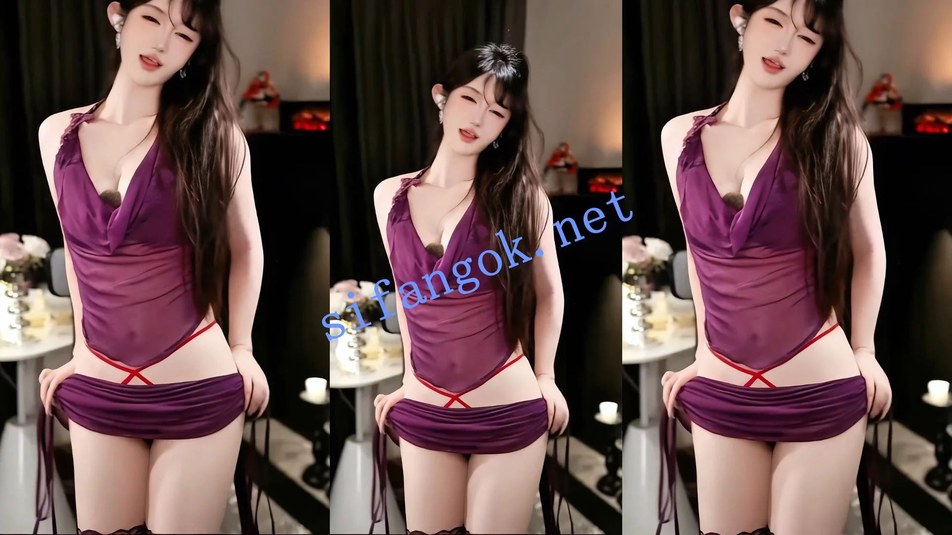 来秀 别管了 青春小美女 透视漏内骚舞 精选4V 图 01