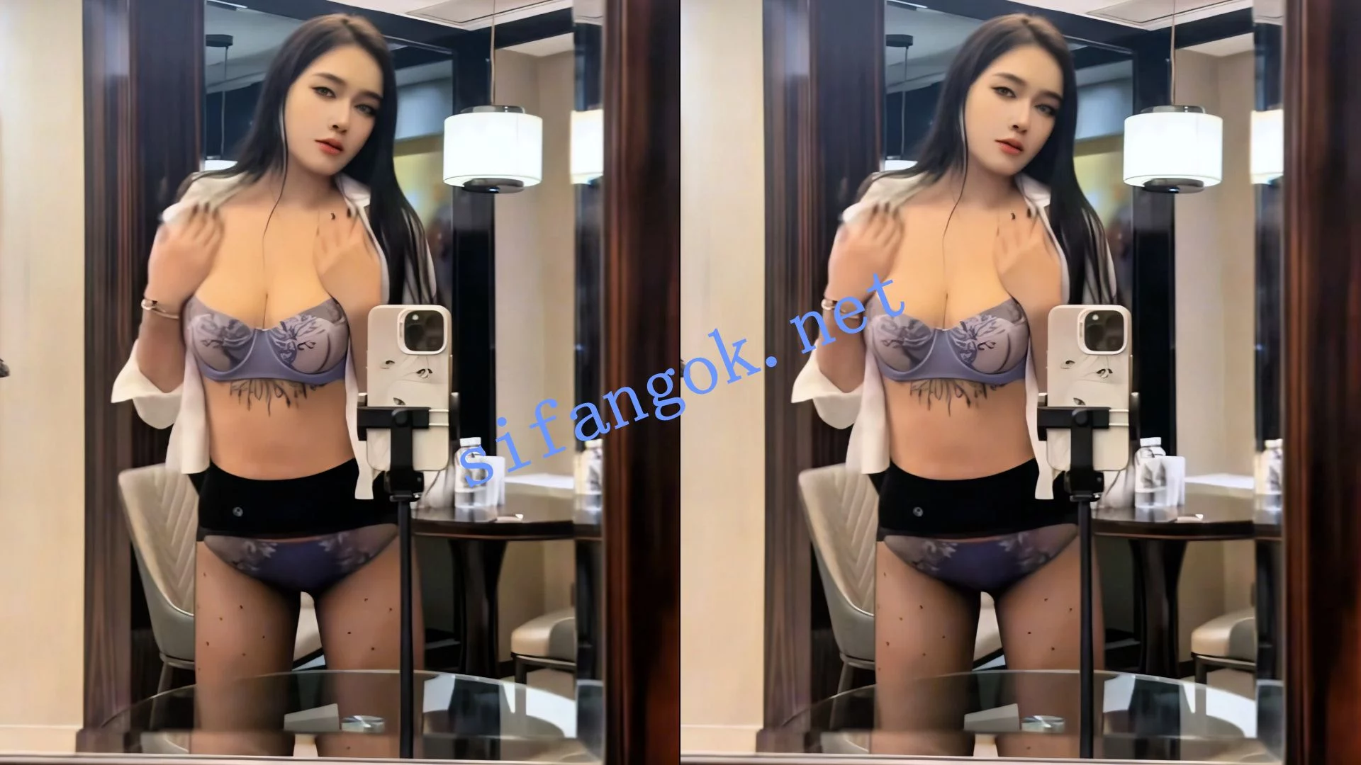 抖音 娜比 知名网红模特,情趣内衣写真私拍6V 图 02