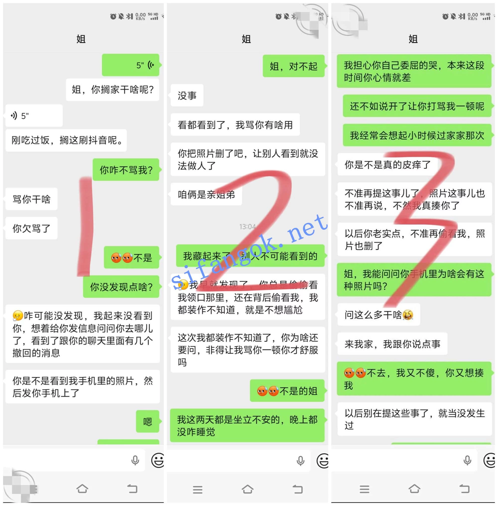 ❤️姐弟乱伦❤️外站博主 姐弟情深 操姐姐内射姐姐! 图 04